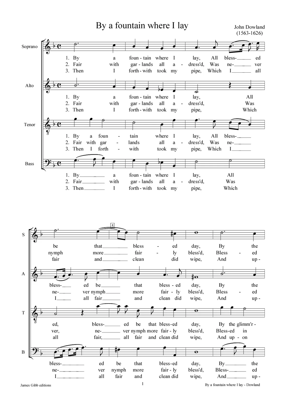 By a fountain where I lay - Page 1