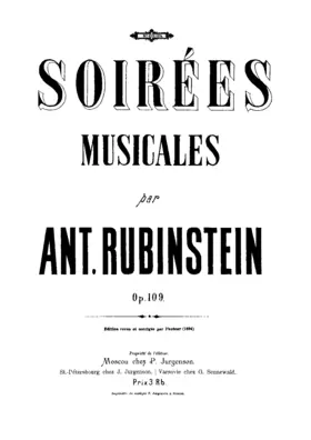Soirées musicales