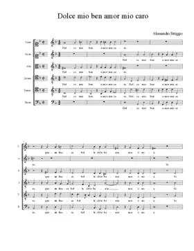 Dolce mio ben amor mio caro