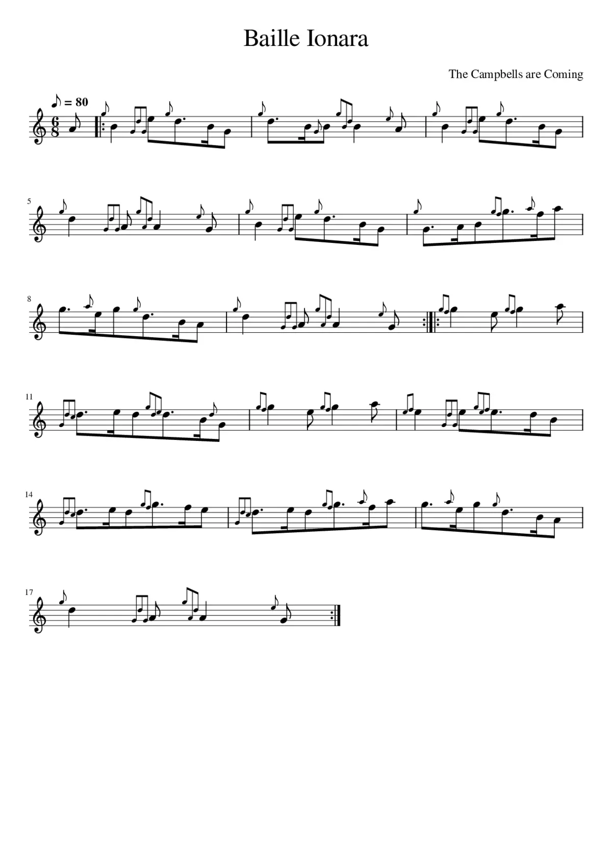 Baille Ionara - Page 1