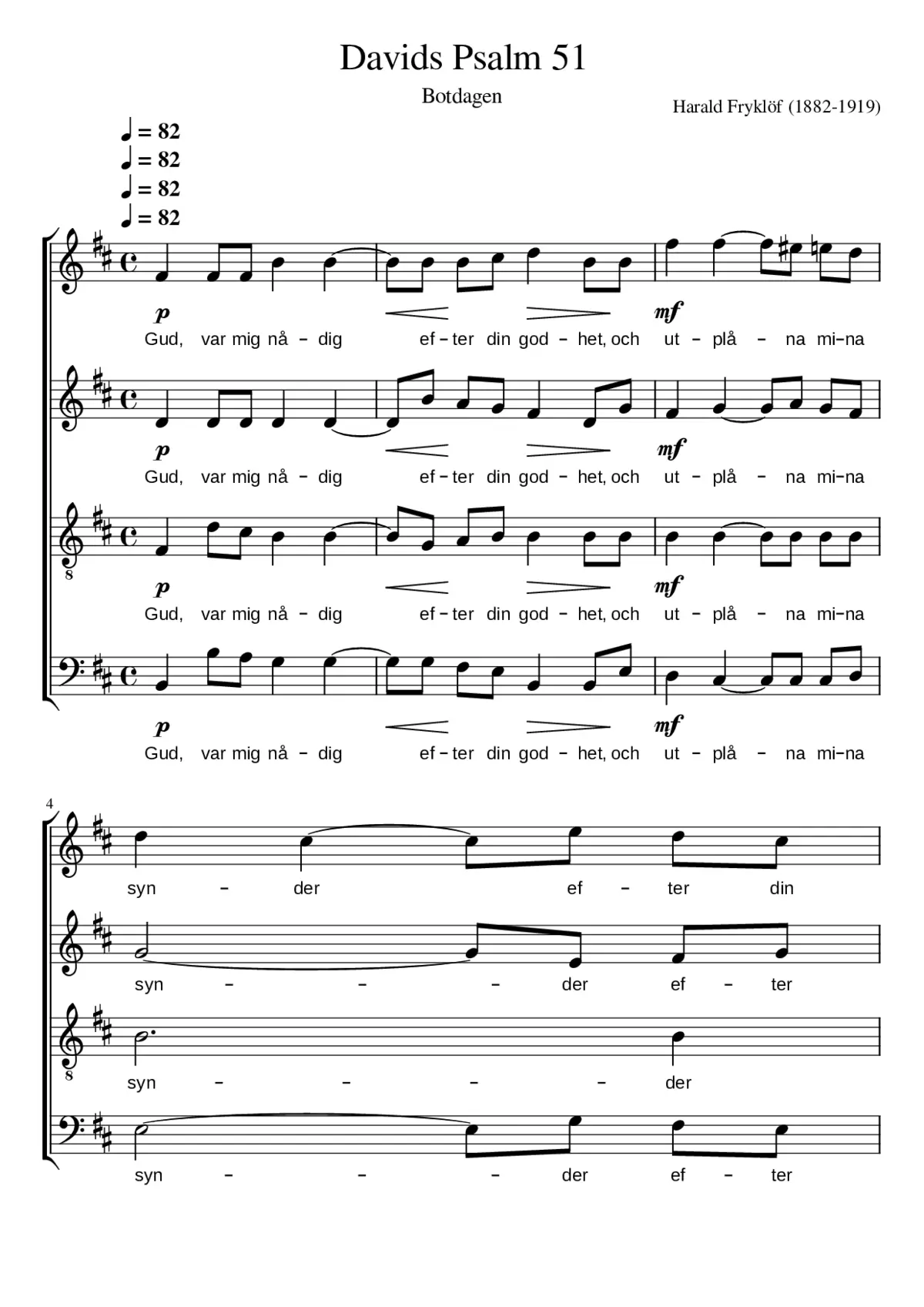Davids Psalm 51 - Page 1