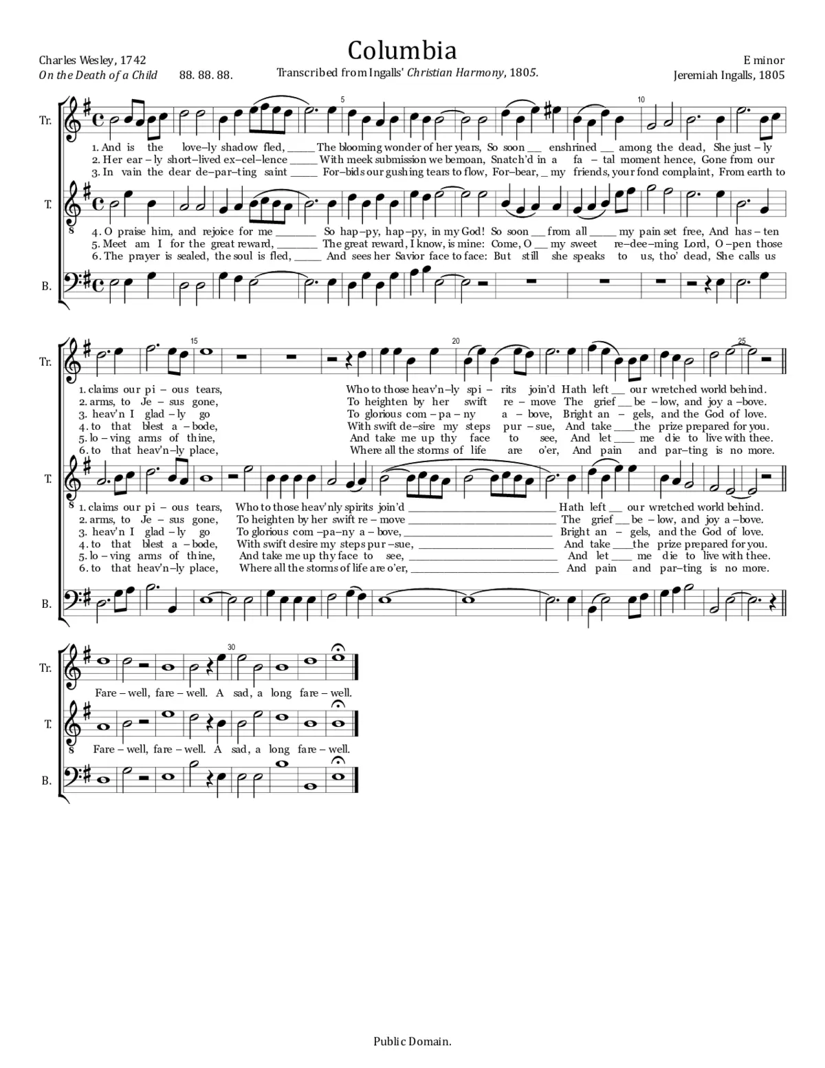 Columbia - Page 1