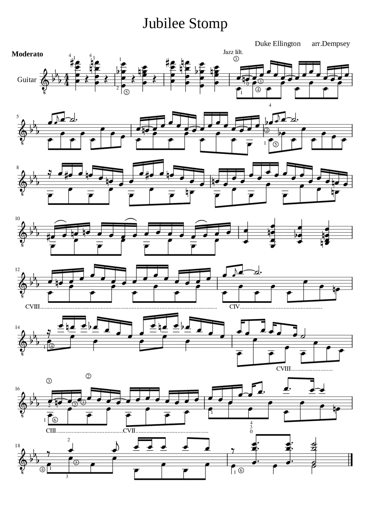 Jubilee Stomp - Page 1