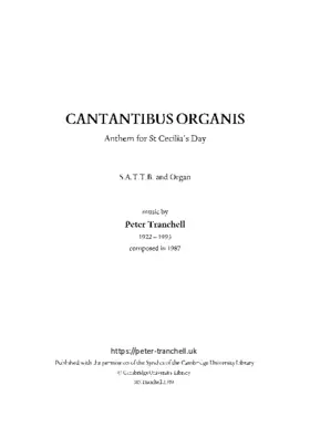 Cantantibus organis