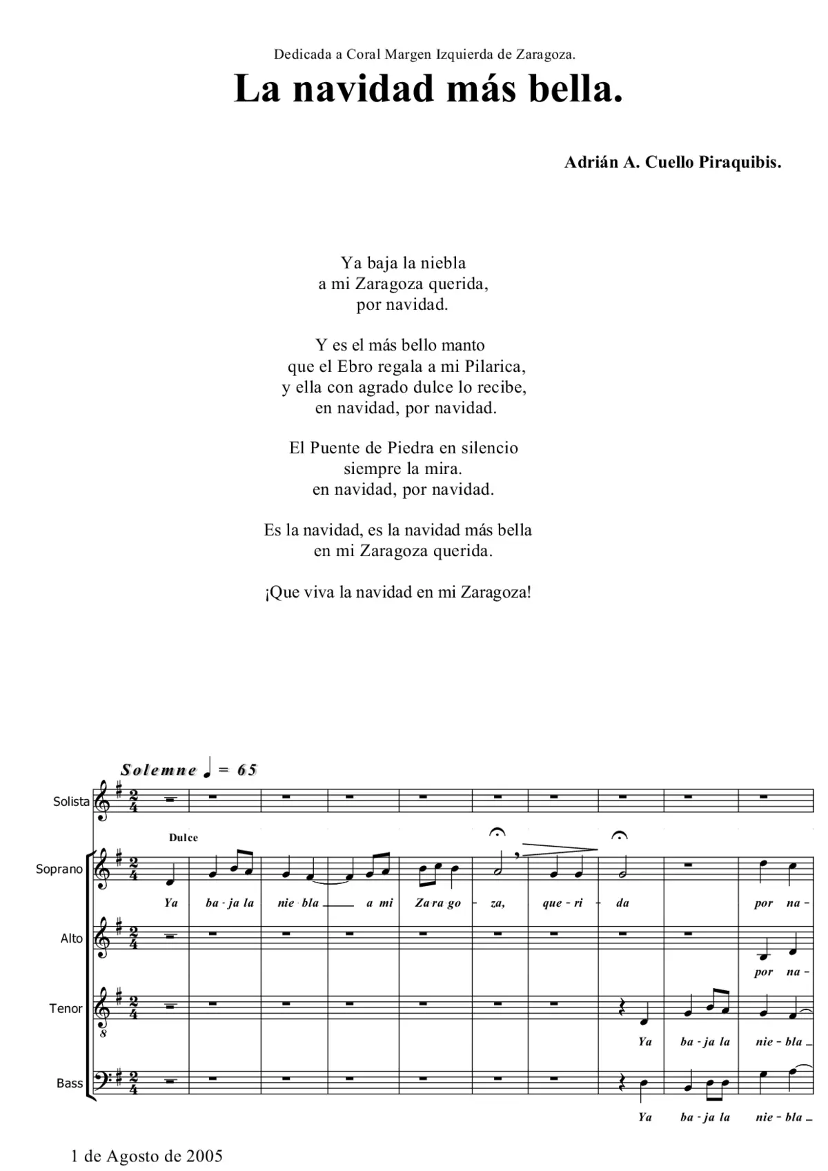 La Navidad más bella - Page 1