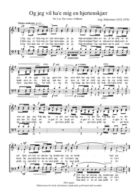 Og jeg vil ha'e mig en hjertanskjär