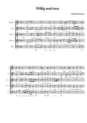 Willig und treu