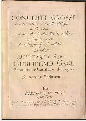 12 Concerti Grossi, Op.3