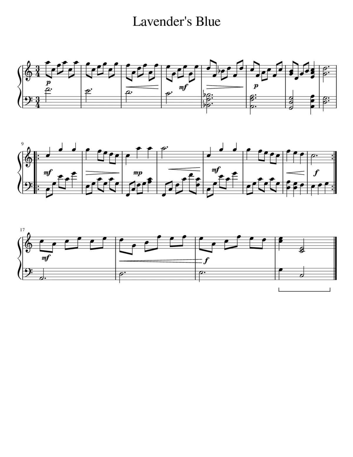 cinderella - lavenders blue - Page 1