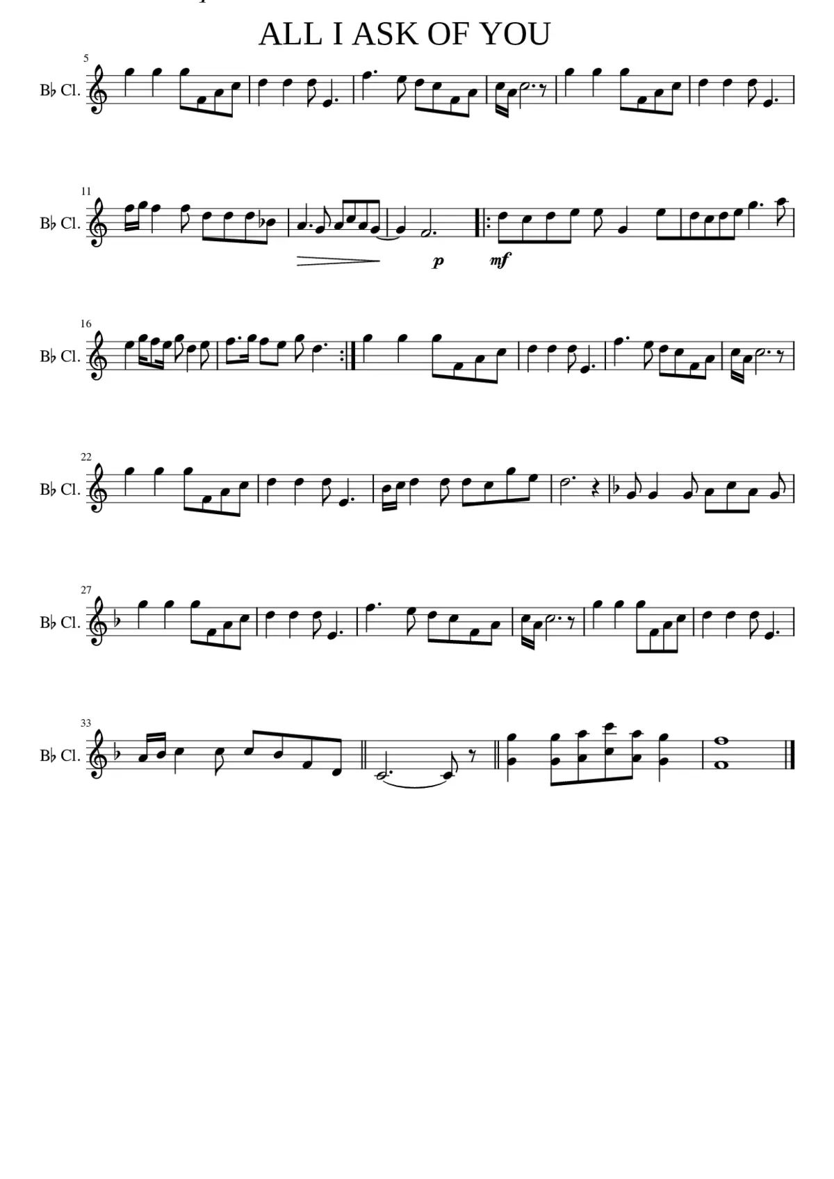 all i ask of you - Page 1