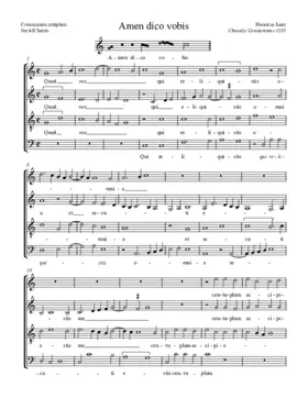 Amen dico vobis quod vos qui relinquistis