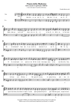 Pianto della Madonna