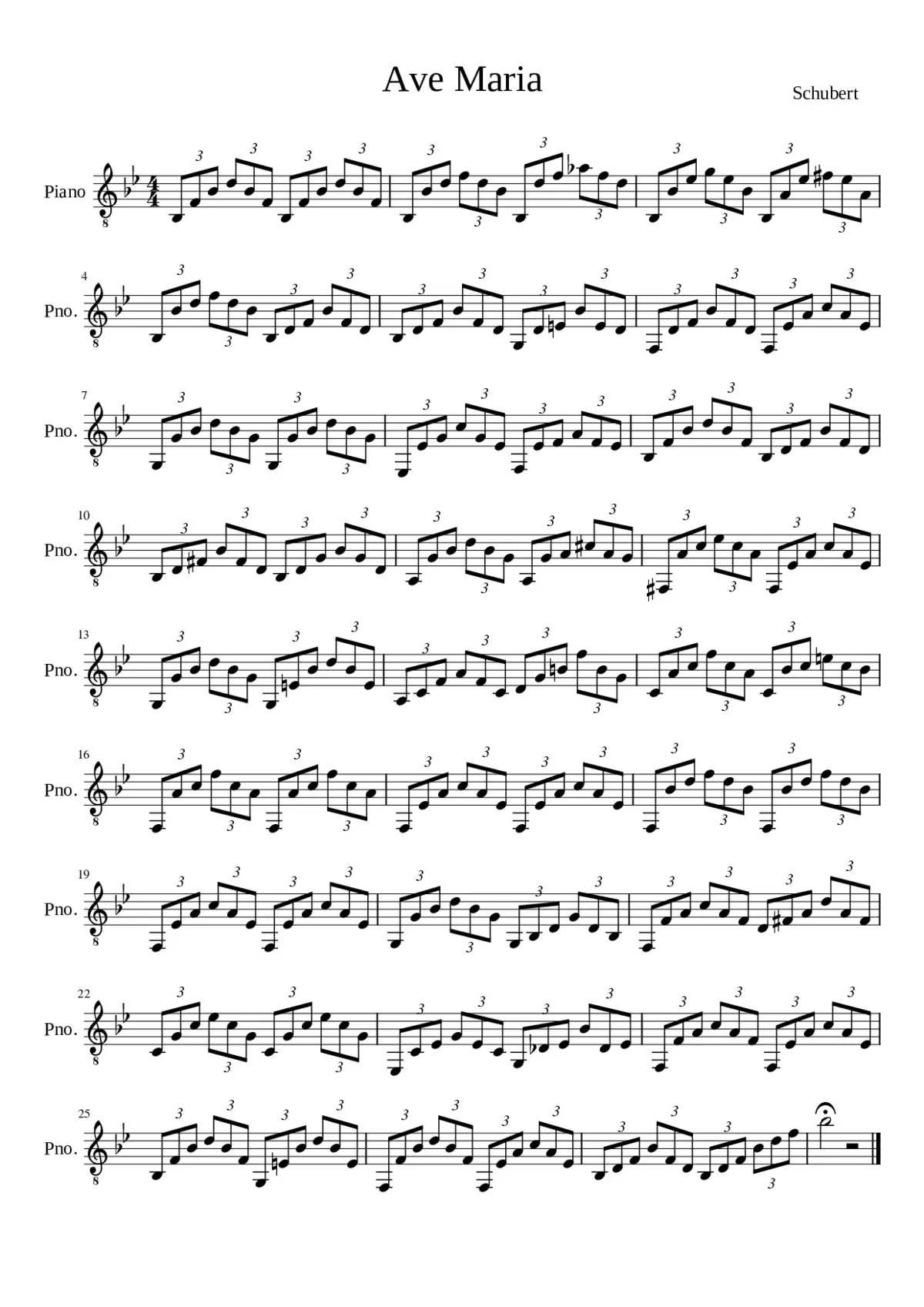 Ave Maria D.839 - Page 1