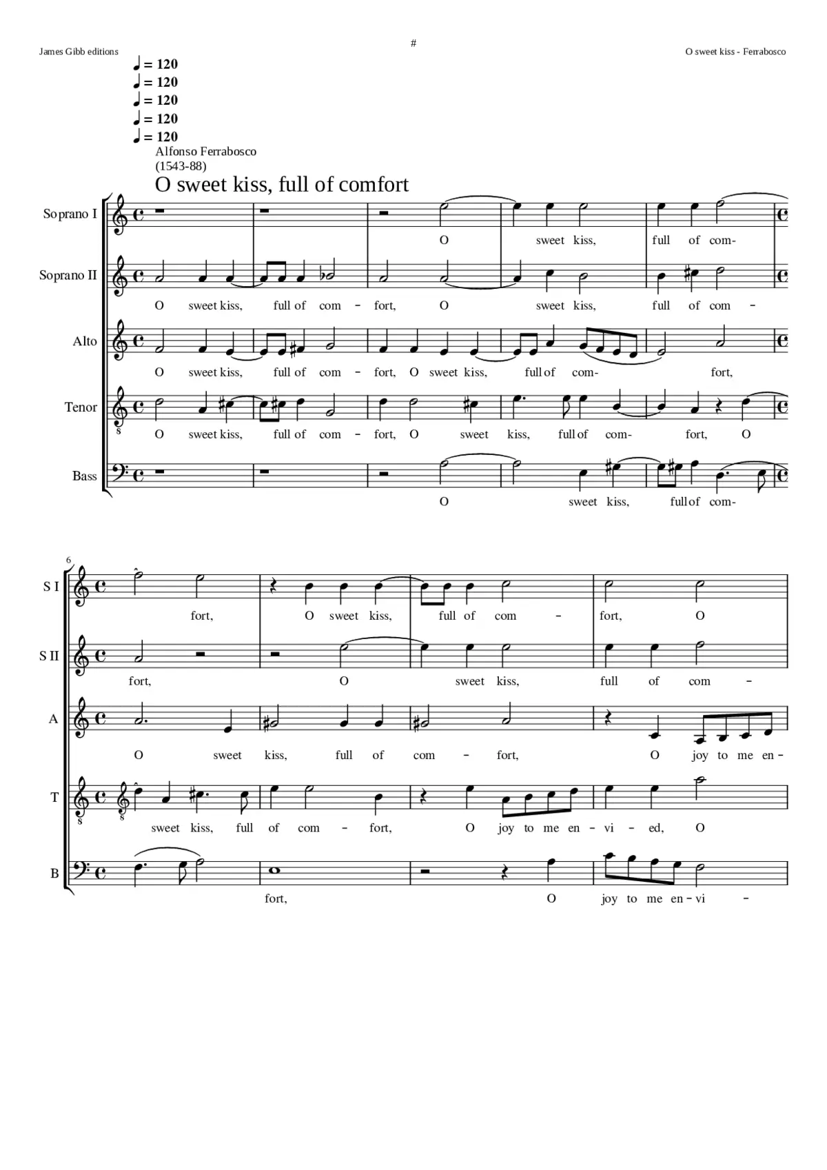 O sweet kiss full of comfort - Page 1