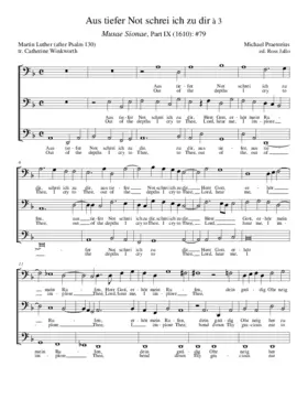 Aus tiefer Not schrei ich zu dir a 3