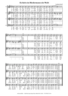 Es hätt ein Biedermann ein Weib