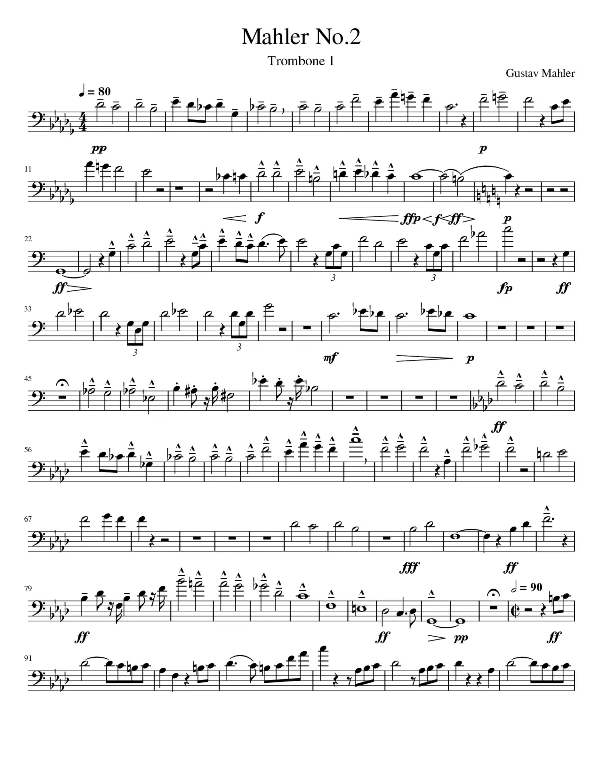 Symphony No.2 - Page 1