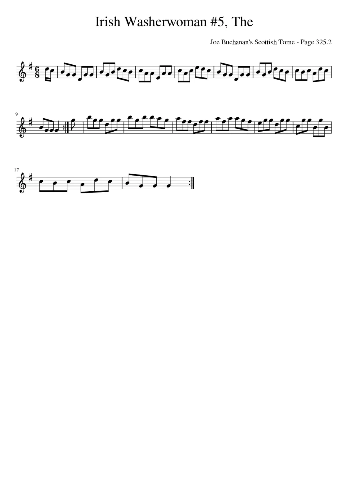 the irish washerwoman - Page 1