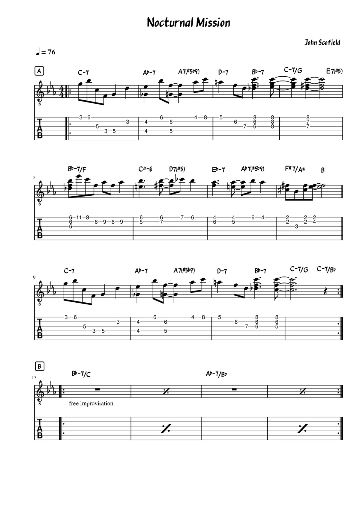 Nocturnal Mission - Page 1