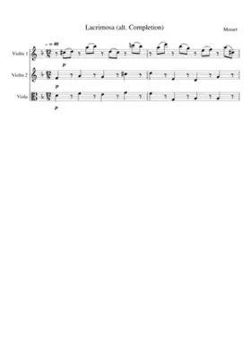 Lacrymosa from Requiem K626