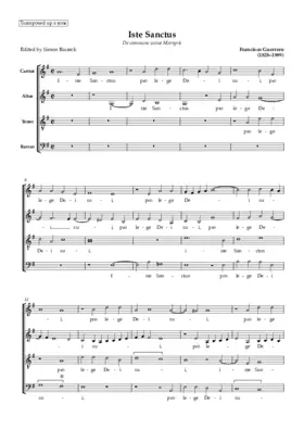 Iste Sanctus