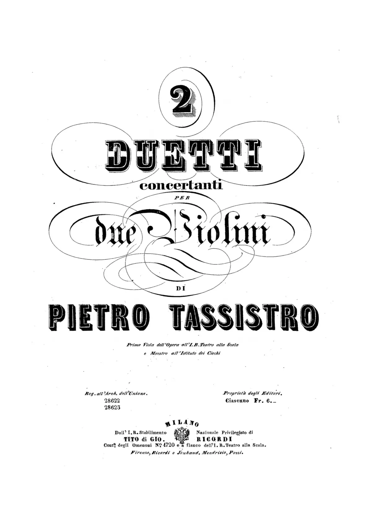2 Concertant Duets for 2 Violins - Page 1