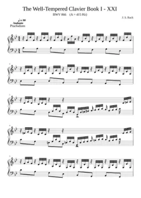 Prelude and Fugue in B-flat major BWV 866