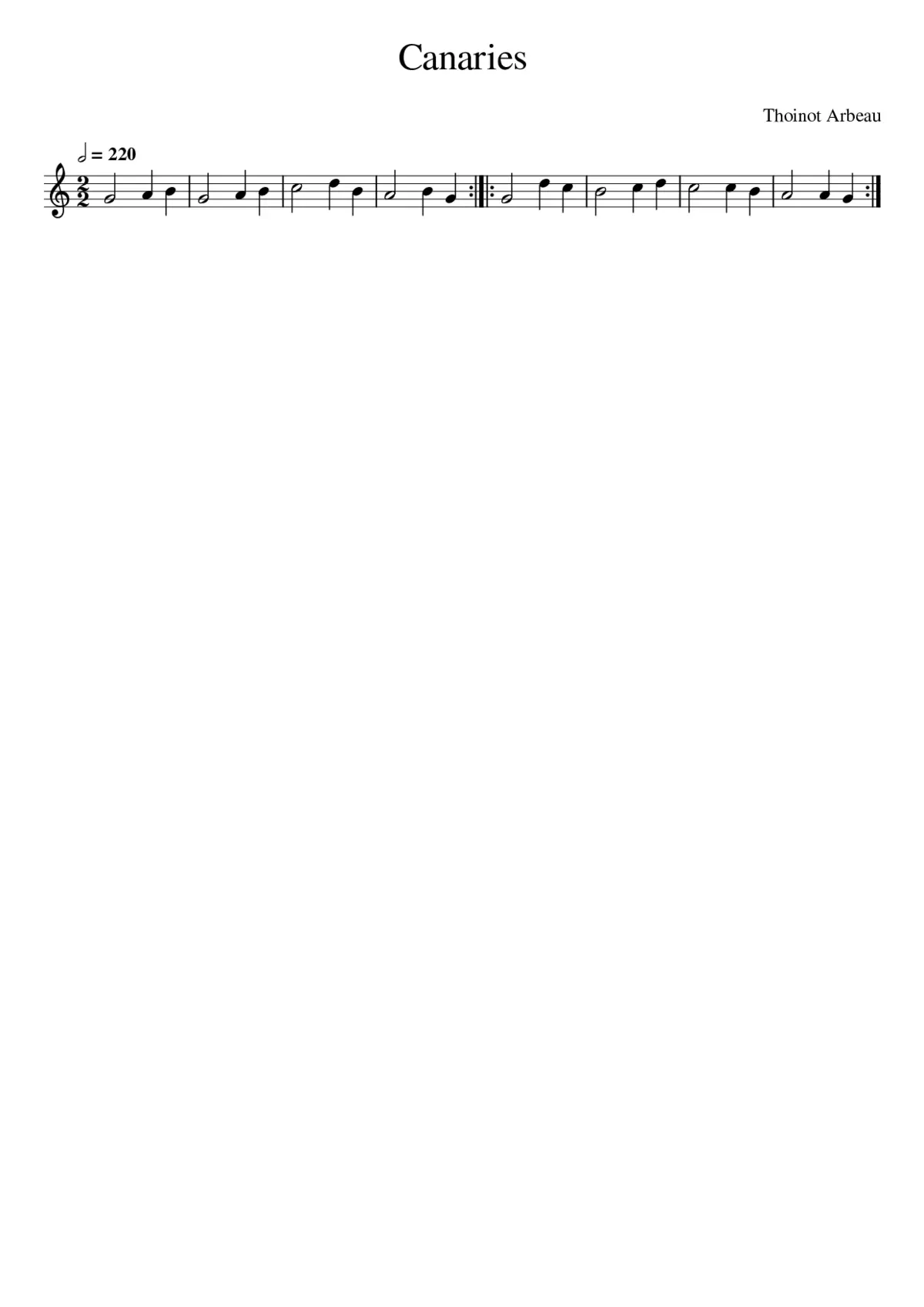 Canaries - Page 1