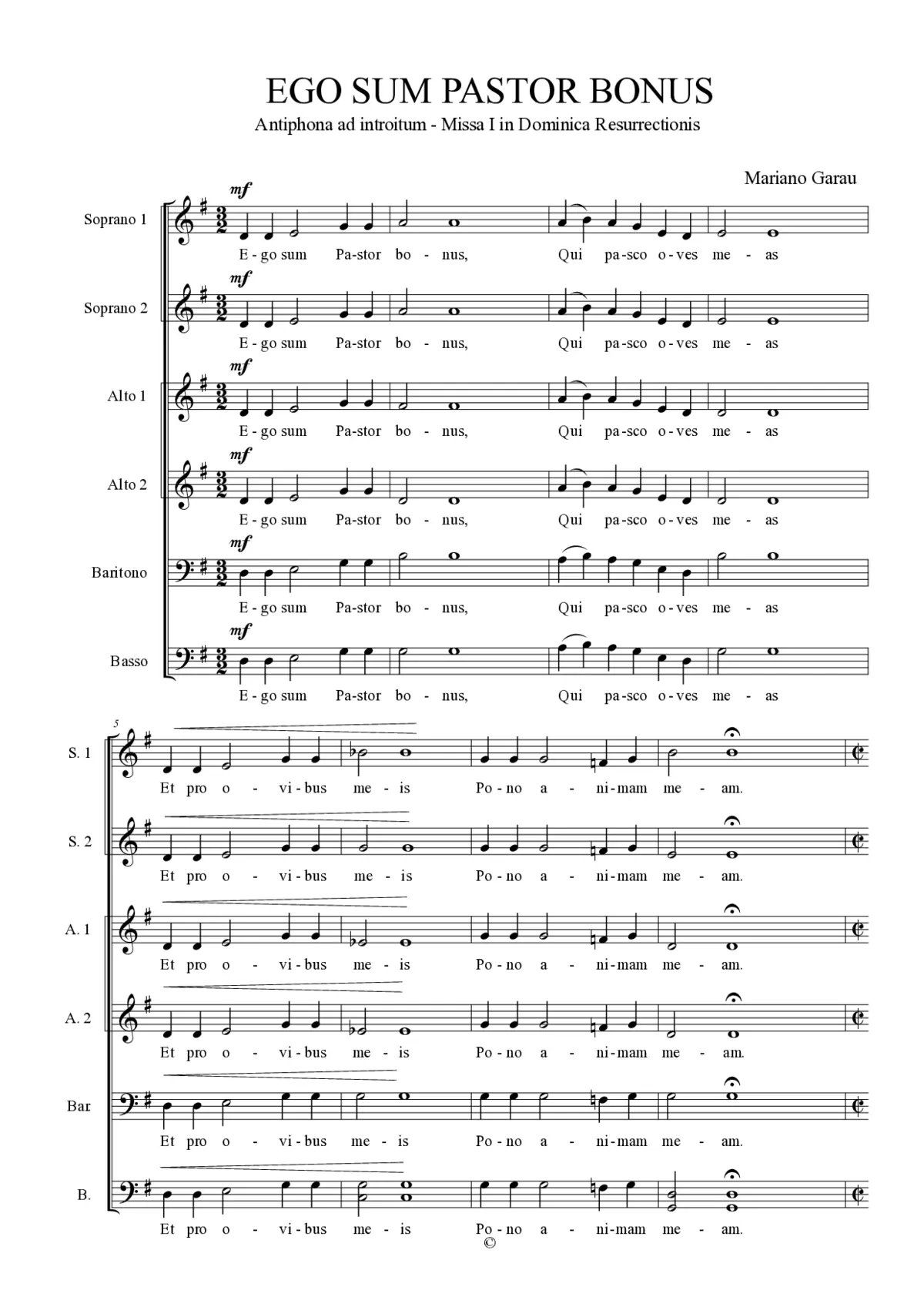 Ego sum pastor bonus II - Page 1