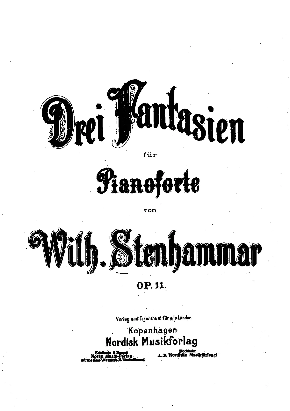 3 Fantasias - Page 1