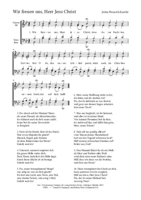 Wir freuen uns, Herr Jesu Christ