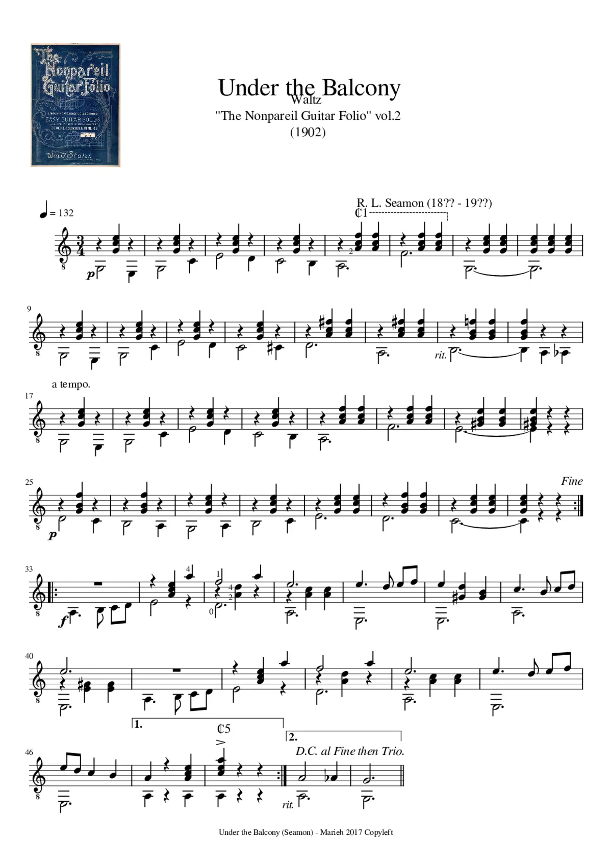 Under the Balcony - Page 1