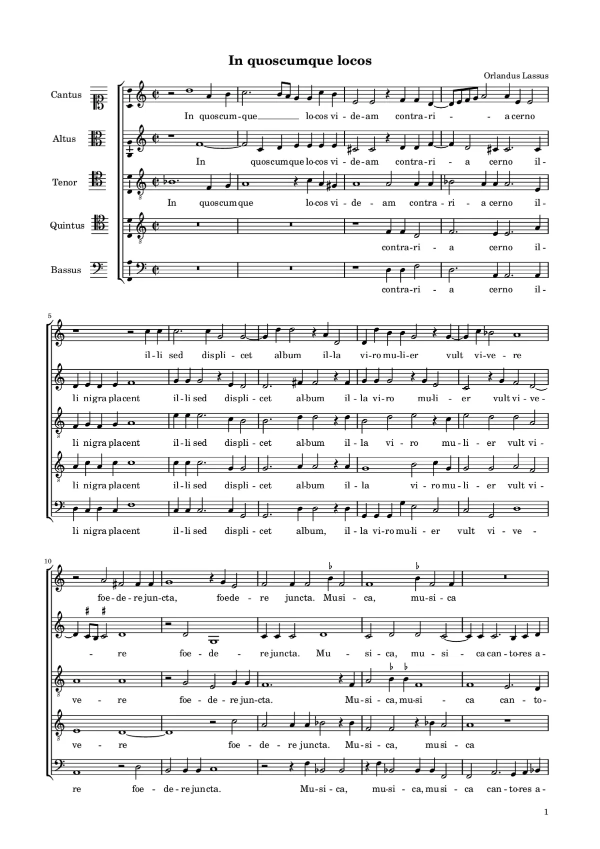 In quoscumque locos - Page 1