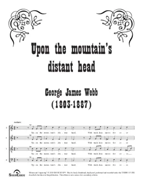 Upon the mountain’s distant head