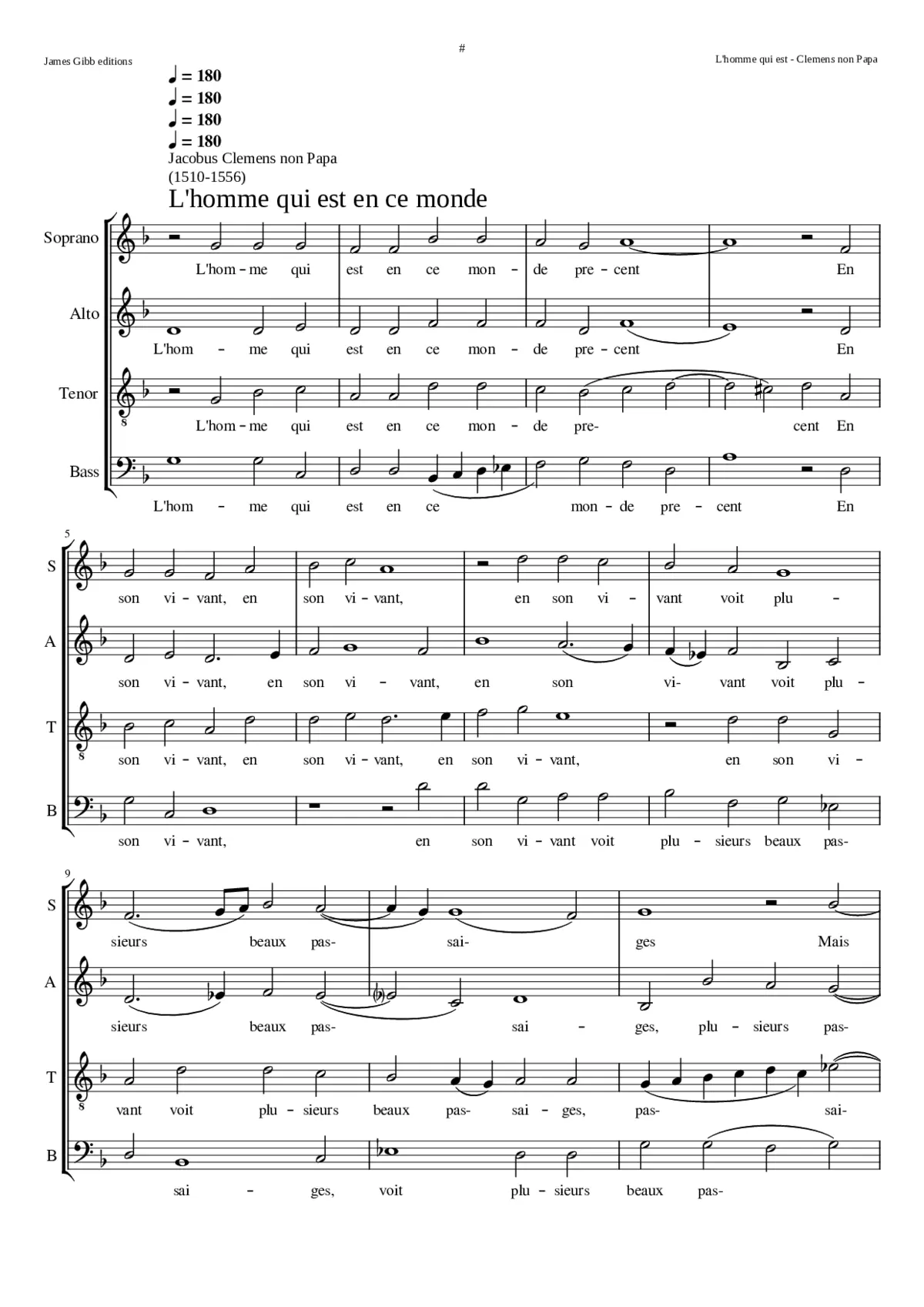 L'Homme qui est en ce monde precent - Page 1