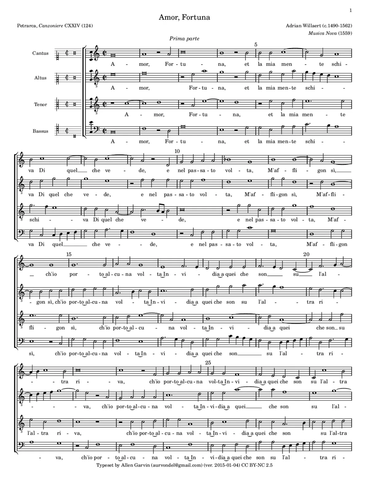 Amor, Fortuna - Page 1