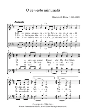 O, ce veste minunată!