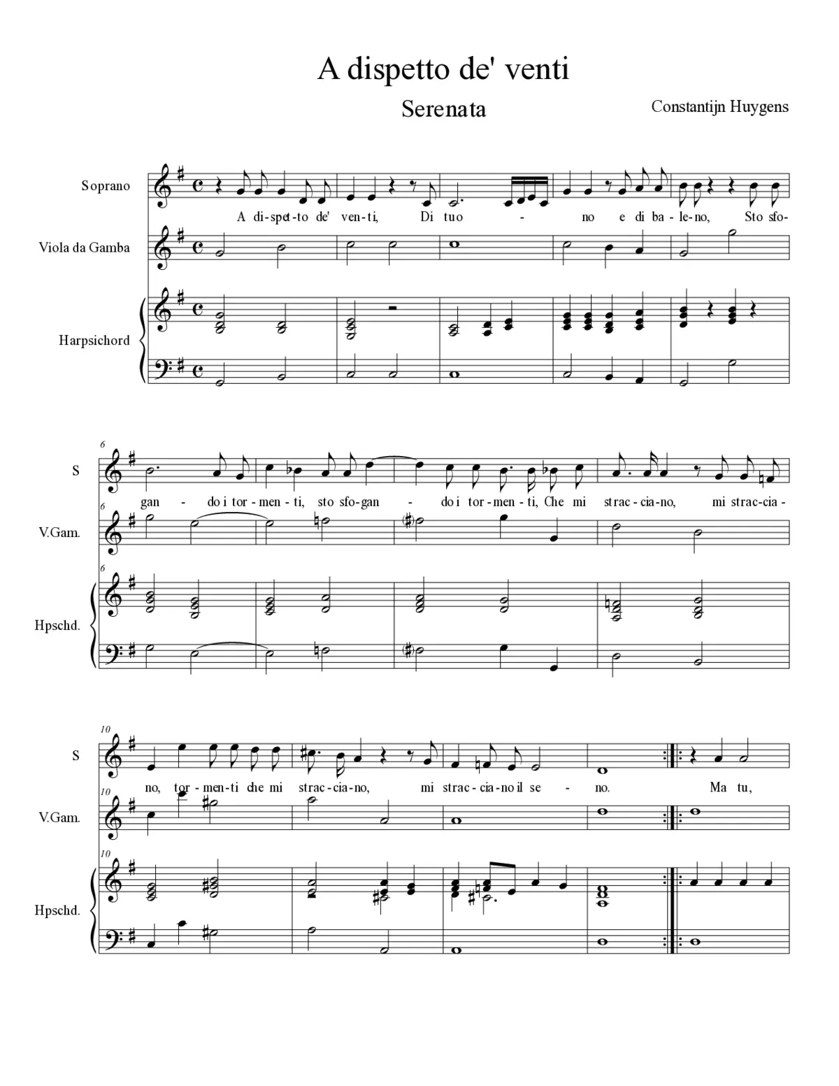 A dispetto de' venti - Page 1