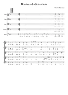 Domine ad adiuvandum