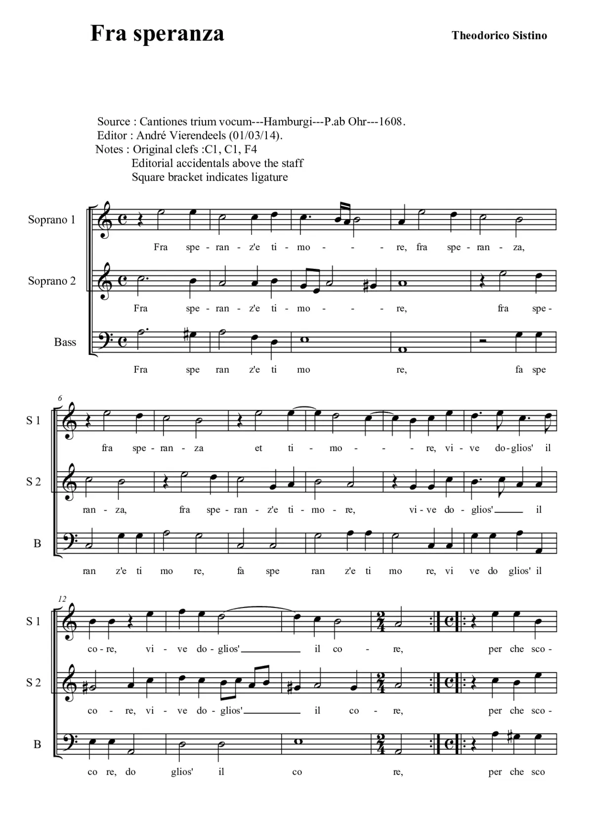 Fra speranza - Page 1