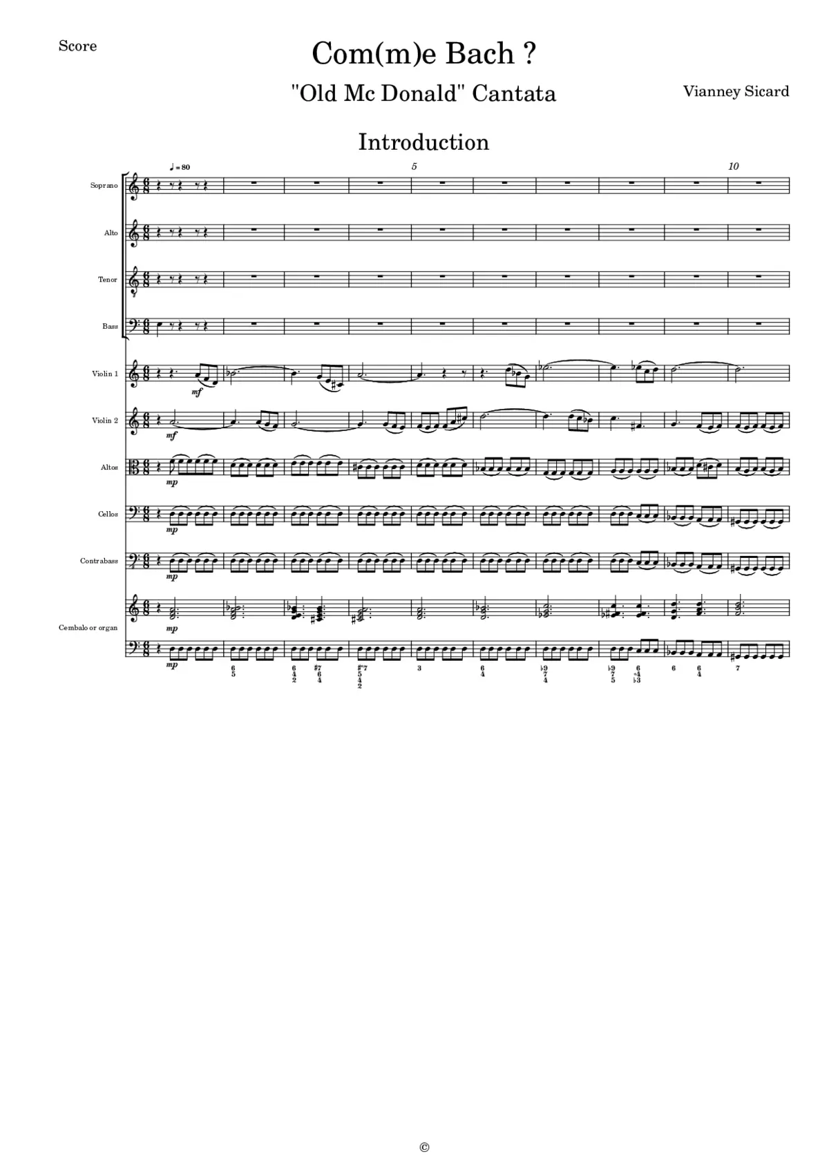 Com(m)e Bach ? - Page 1
