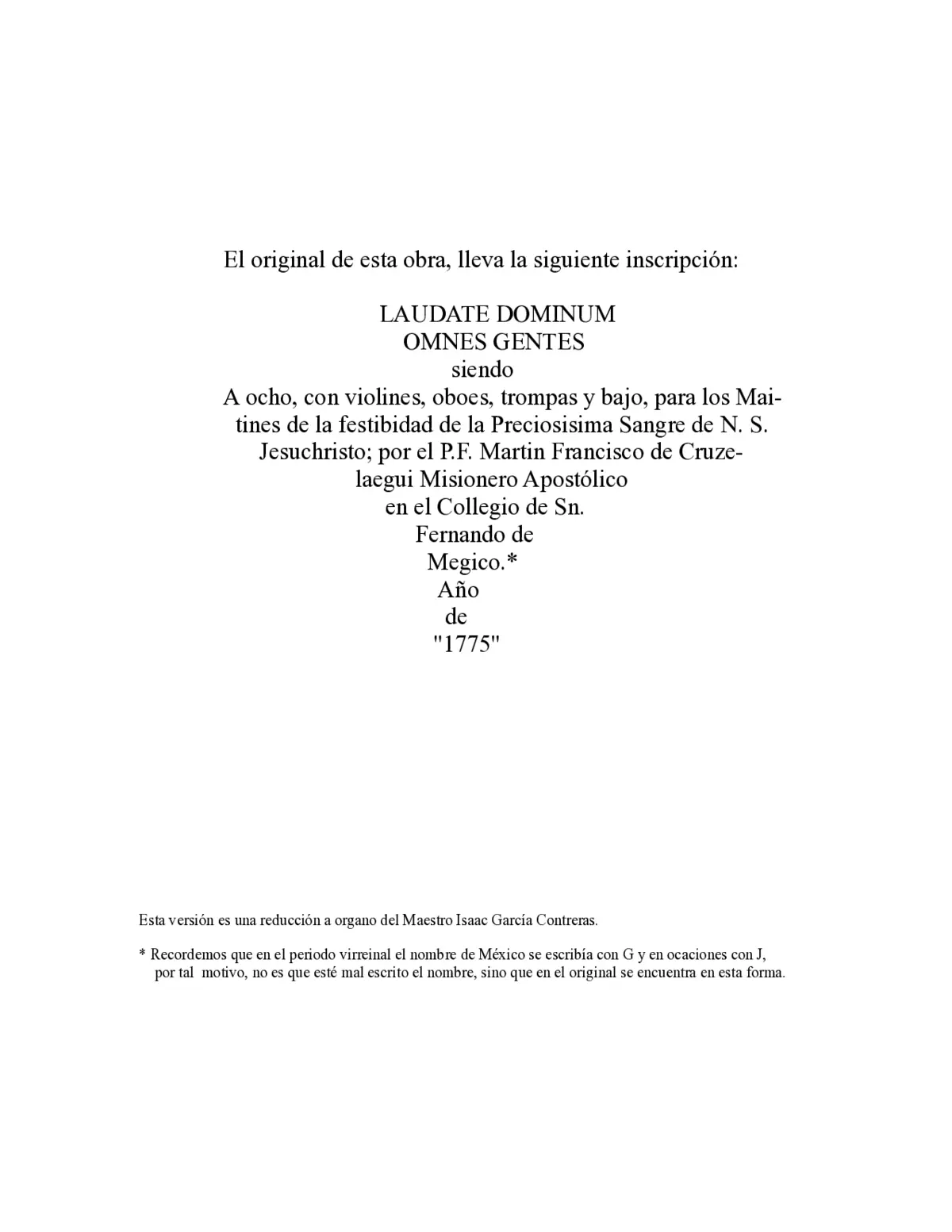 Laudate Dominum - Page 1
