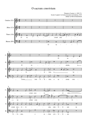 O sacrum convivium