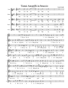 Tiensi Amarilli in braccio