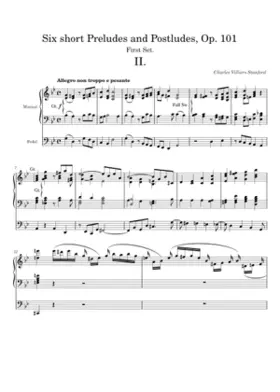 6 Short Preludes and Postludes op. 101 No. 2