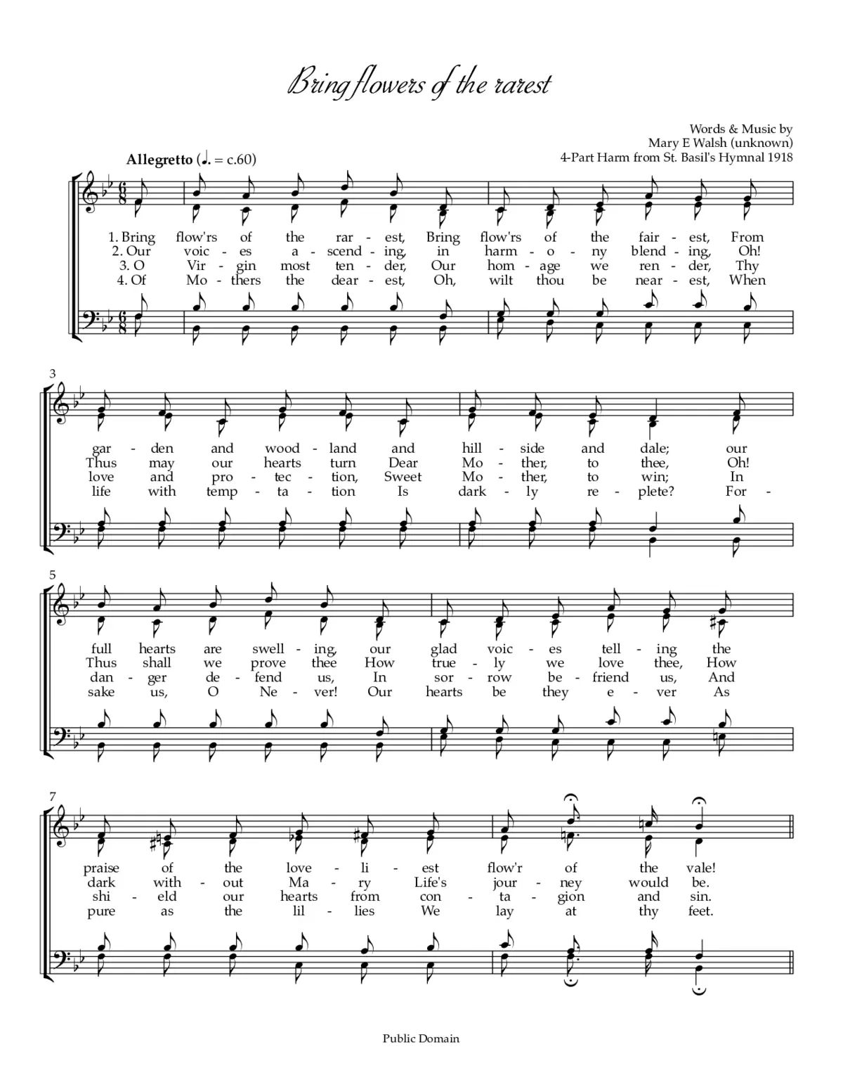 Bring flowers of the rarest - Page 1