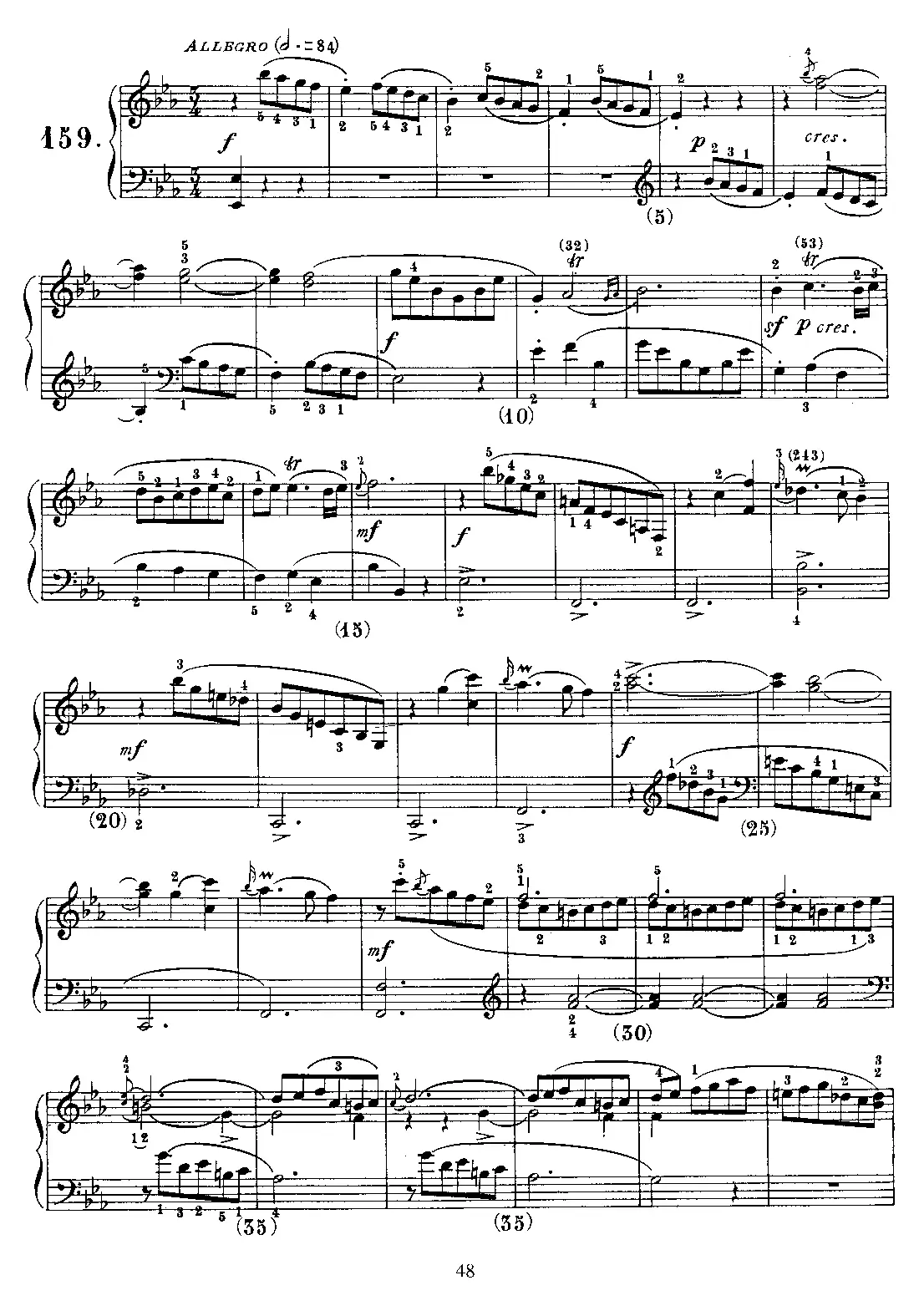 Keyboard Sonata in E-flat major - Page 1