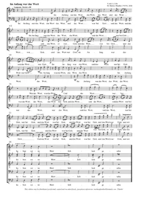 Im Anfang war das Wort