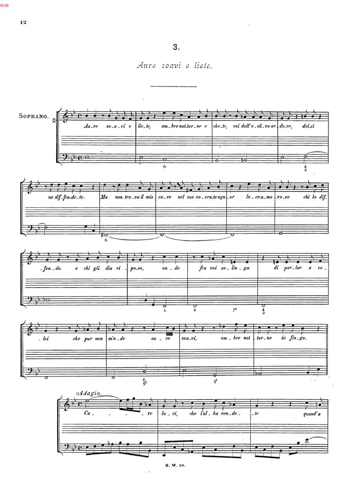 Aure soavi e liete - Page 1