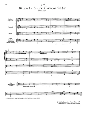 Ritornello in G major